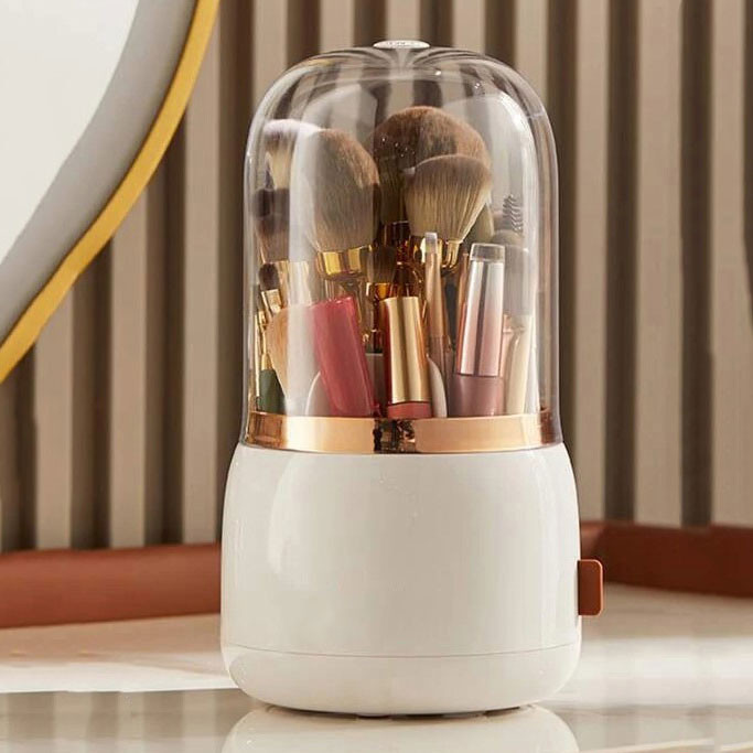 

Life Tempat Kuas Make Up Brush Storage Rotating Bucket Dustproof - SN012 TERLARIS