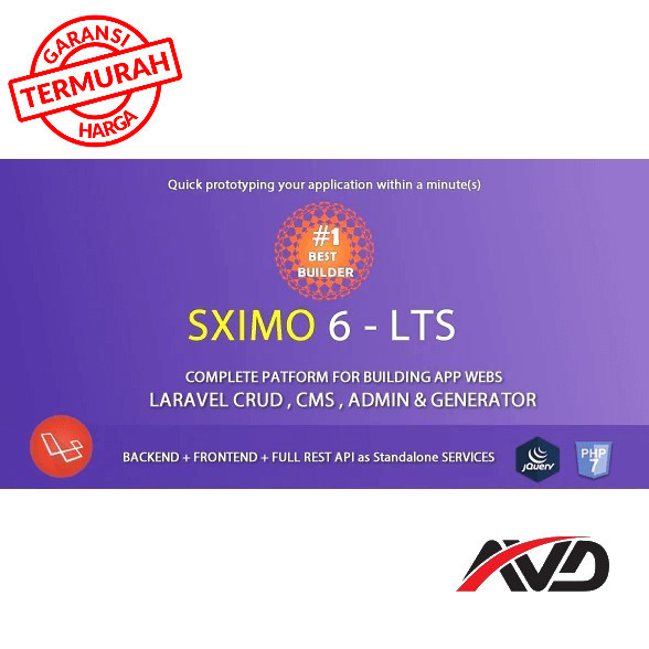 Laravel Multi Purpose Application – CRUD – CMS – Sximo 6