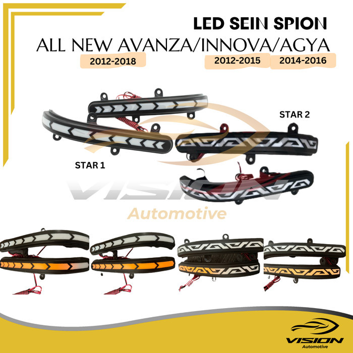 Lampu Led Slim Sein Running All new avanza Inova Agya Kiri Kanan Limited Star