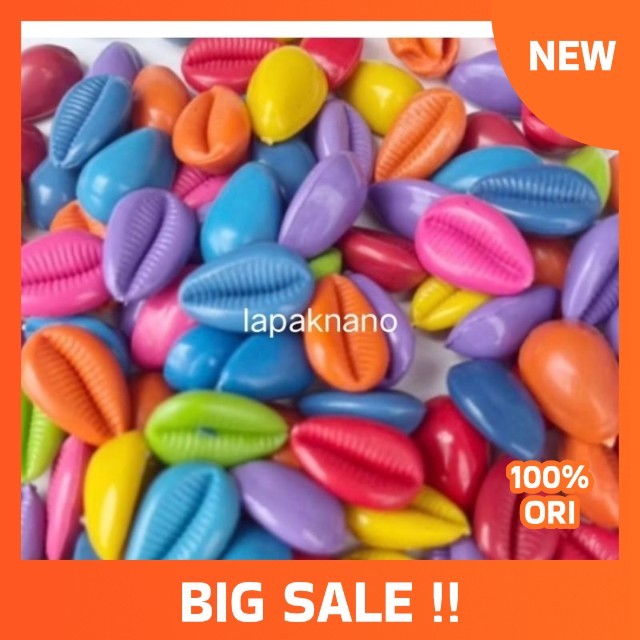 100 Pcs Biji Congklak Plastik Warna Warni