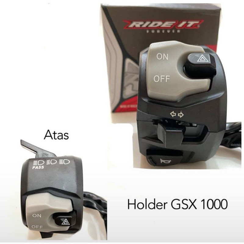 Saklar Kiri GSX 1000 Saklar Holder Kiri Plus Hazard Dim Model GSX 1000 Universal