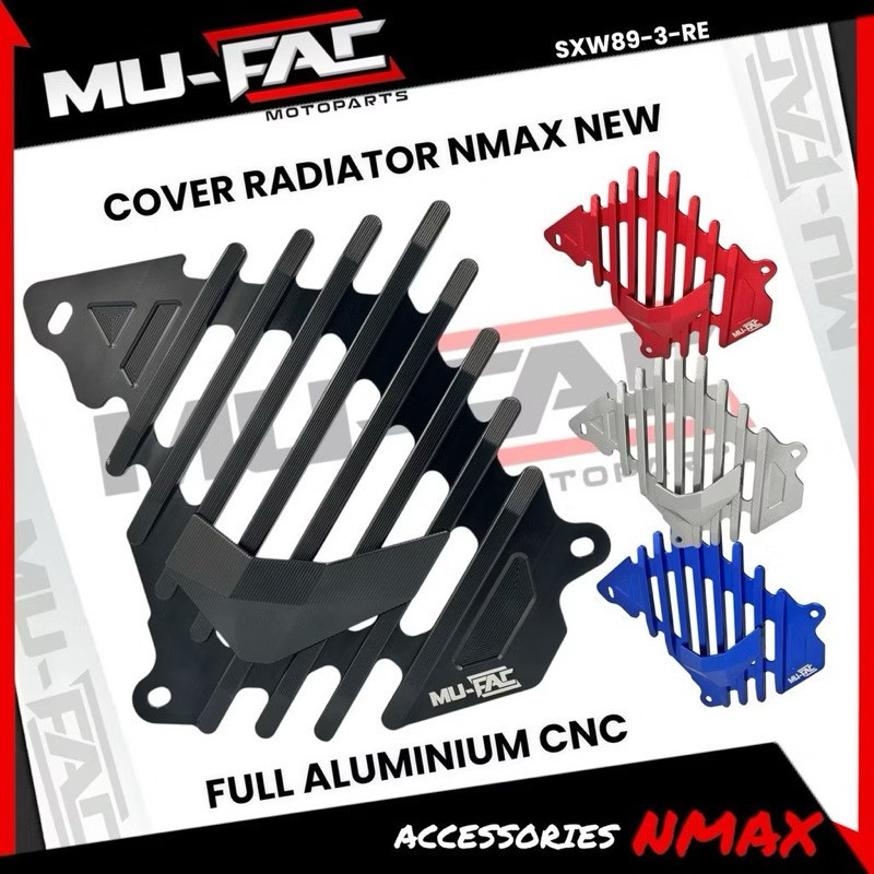 Cover Radiator / Tutup Radiator Vario 125 150 160 Pcx 150 160 Adv 150 160 Stylo 160 Nmax Lexi Aerox 
