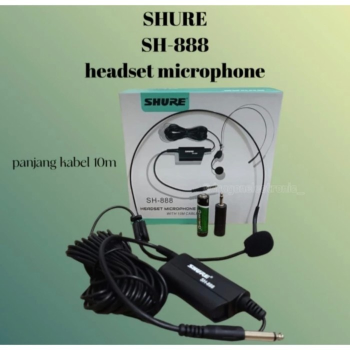 GROSIR MIC/MICROPHONE BANDO SH888 KABEL KUALITAS BAGUS