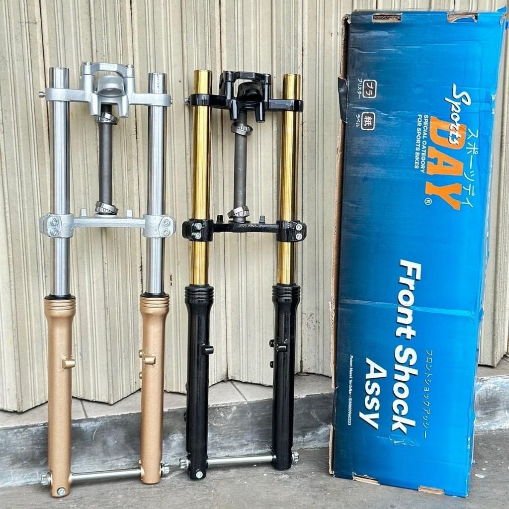 SHOCK DEPAN NINJA R RR IMPORT MERK DAY DOUBLE RAISER AS GOLD DAN AS KROM CROM SKOK SHOK PNP CB GL ME