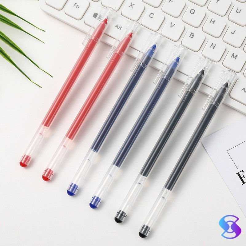 

Gel Pen Pulpen Gel Kapasitas tinggi Warna Hitam/Biru 0.5mm