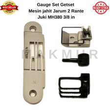 Gauge Set Getset Mesin jahit Jarum 2 Rante Juki MH380 3/8 in
