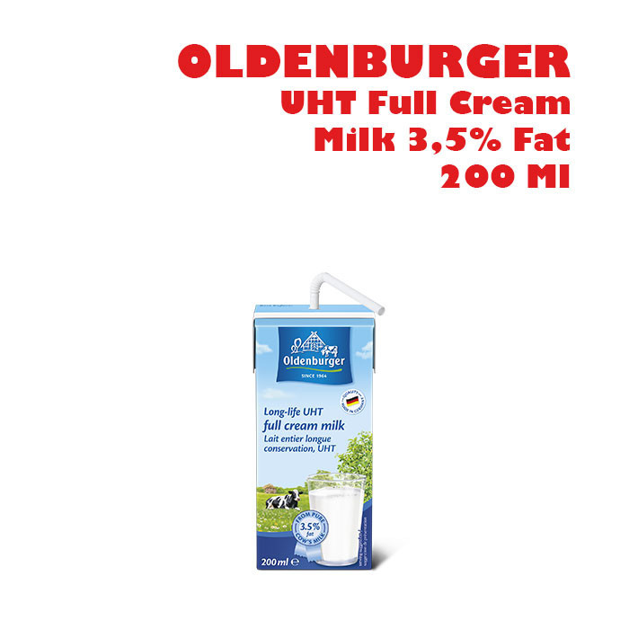 

OLDENBURGER Susu / Milk UHT Full Cream long-life 200 ml