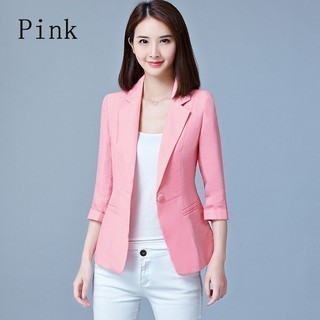 BLAZER WANITA KOREA / JAS WANITA PINK / BLEZER CEWEK