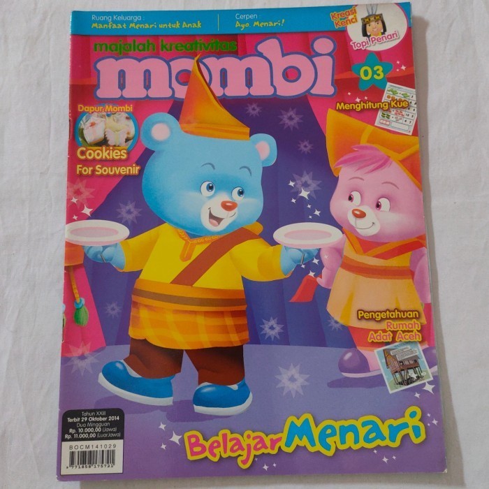 majalah mombi oktober 2014 belajar menari