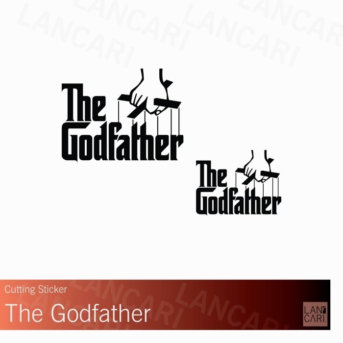 

Sticker Cutting The Godfather God father Logo Vinyl Cut Stiker