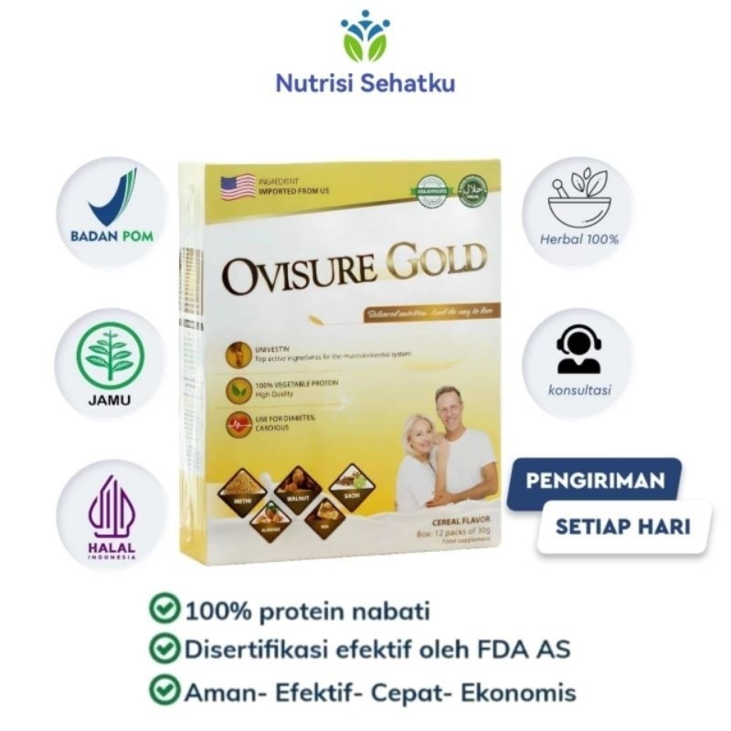 

Distributor Ovisure Gold Milk Susu Untuk Kesehatan Tulang & Persendian Isi 12 Sachet
