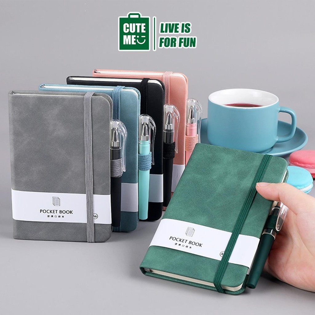 

Cute Me I Notebook A6 Pocket Buku Diary Kecil Pertemuan Scrapbook Mini 96 Lembar