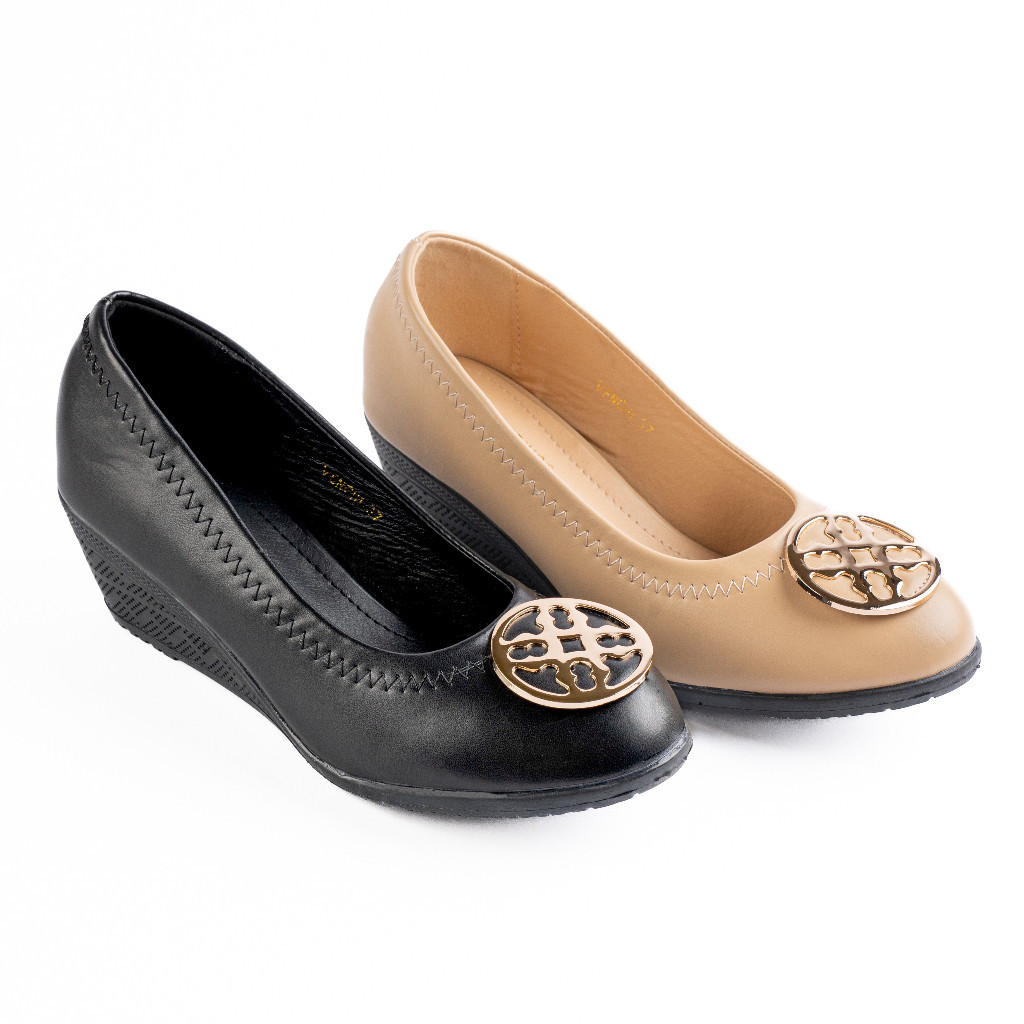 Gio Saverino JKT Gio Saverino Sepatu Wedges Wanita Elegant Mewah Nyaman Venchi