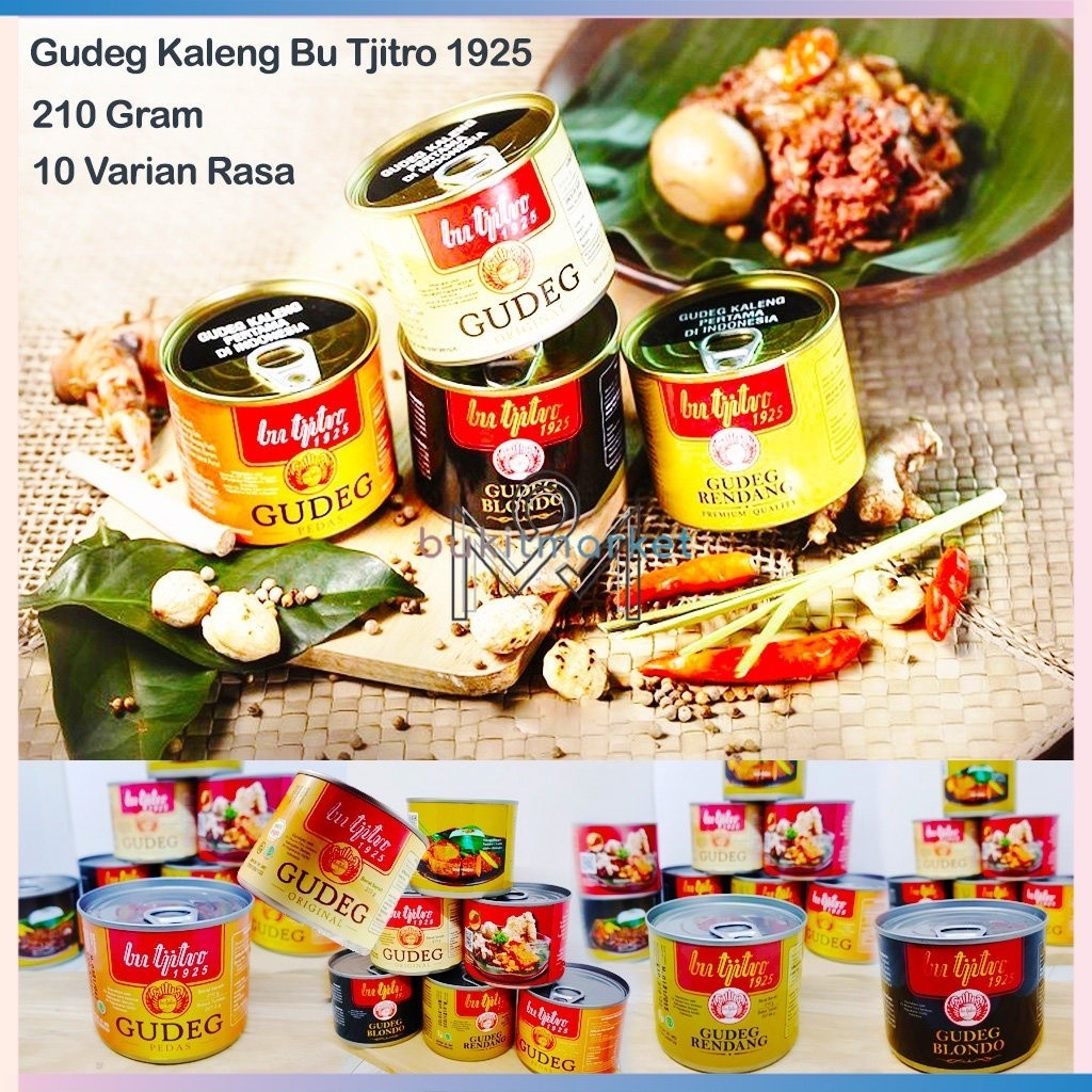 Gudeg Gudek Kaleng Bu Tjitro Citro Jogja 1925 Yu Djum Jum Jogya Bagong Wijilan Kalengan Instan Makan