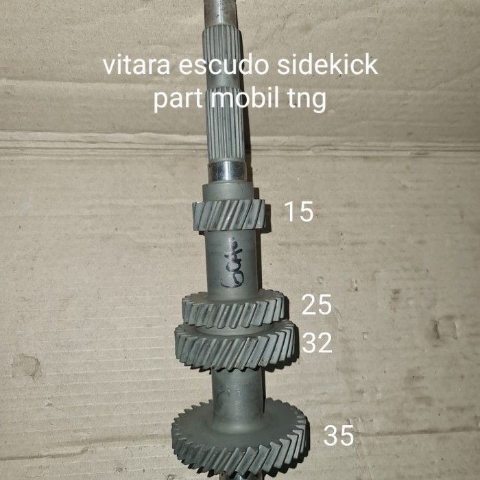 Counter Gear Gigi Susun Mati Suzuki Escudo Sidekick Vitara