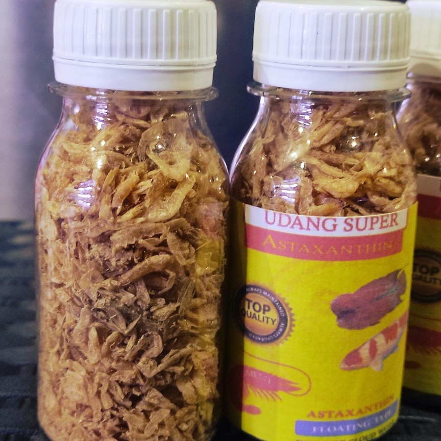 UDANG KERING PAKAN IKAN LOUHAN CHANNA ARWANA OSCAR