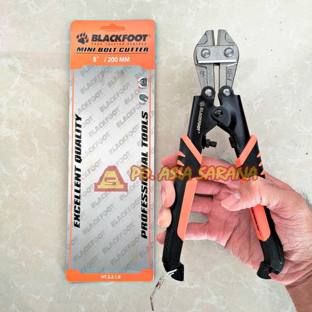 

Gunting Besi 8" Inch Kawat BLACKFOOT Tang Potong Paku Bolt Cutter Baja