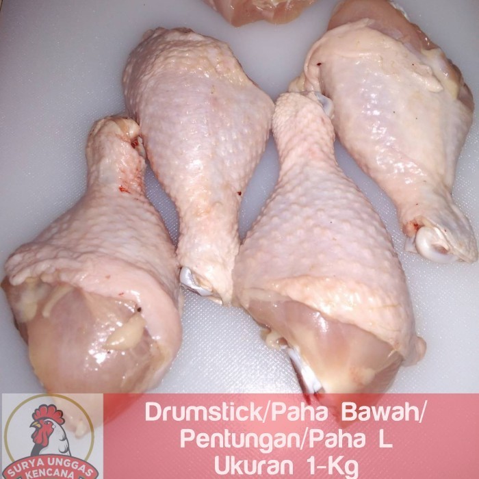 

PAHA BAWAH /DRUMSTICK /PAHA UTUH /PENTUNGAN [Untuk Order 1-Kg]