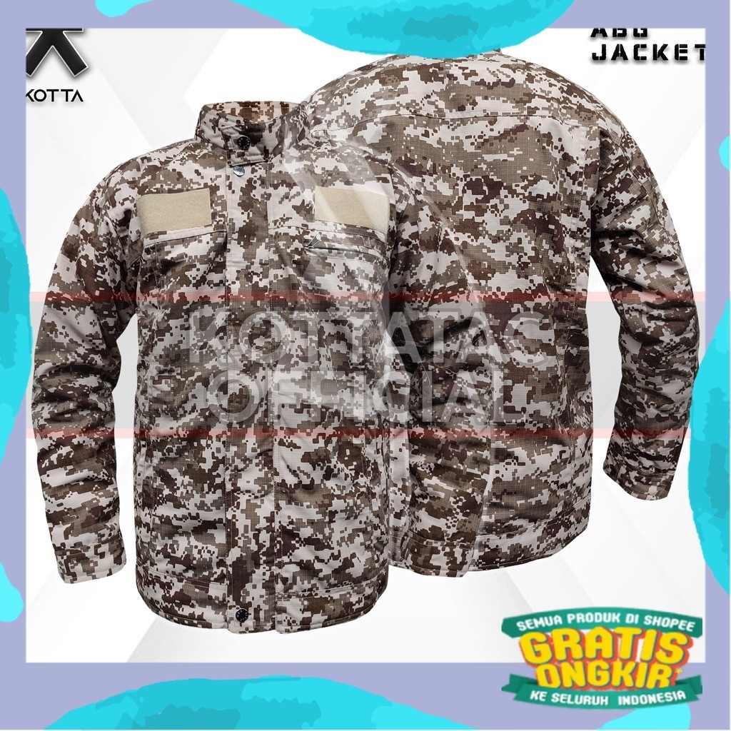 JAKET ABG LORENG DIGITAL GURUN - JAKET PRESSBODY LORENG DIGITAL GURUN - JAKET TACTICAL LORENG DIGITA
