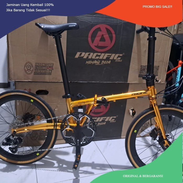 PROMO FLASH SALE Sepeda Lipat Pacific Analog 2.2 20 inch Chromoly 11 Speed
