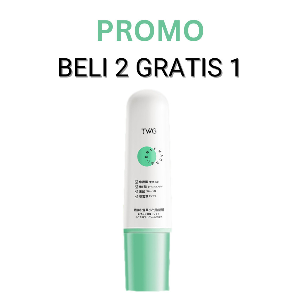 JB - Bubble Mask Pembersih Wajah Penghilang Komedo TWG