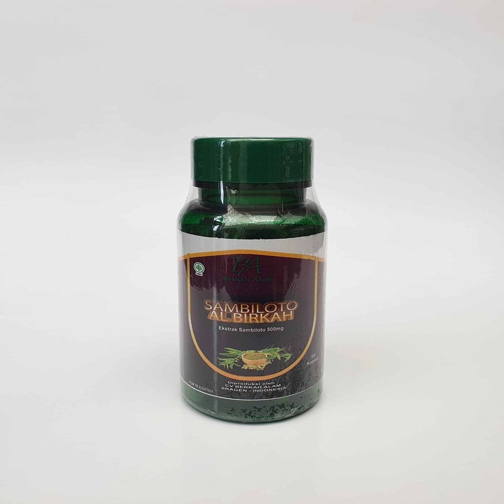 Kapsul Sambiloto Al Birkah @ 60 Kapsul / Sambiloto Albirkah / extrak Sambiloto Kapsul / Kapsul Sambi