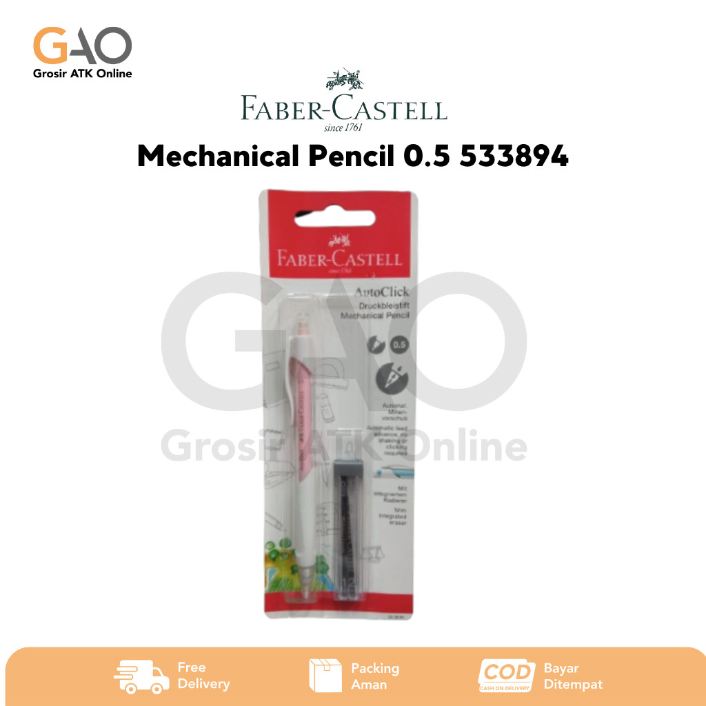 

Mechanical Pencil AutoClick Faber-Castell 0.5 533894