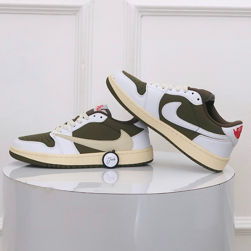 Sneakers AJ 1 x Travis Scott Reserve Mocha Low | Sepatu Wanita Pria