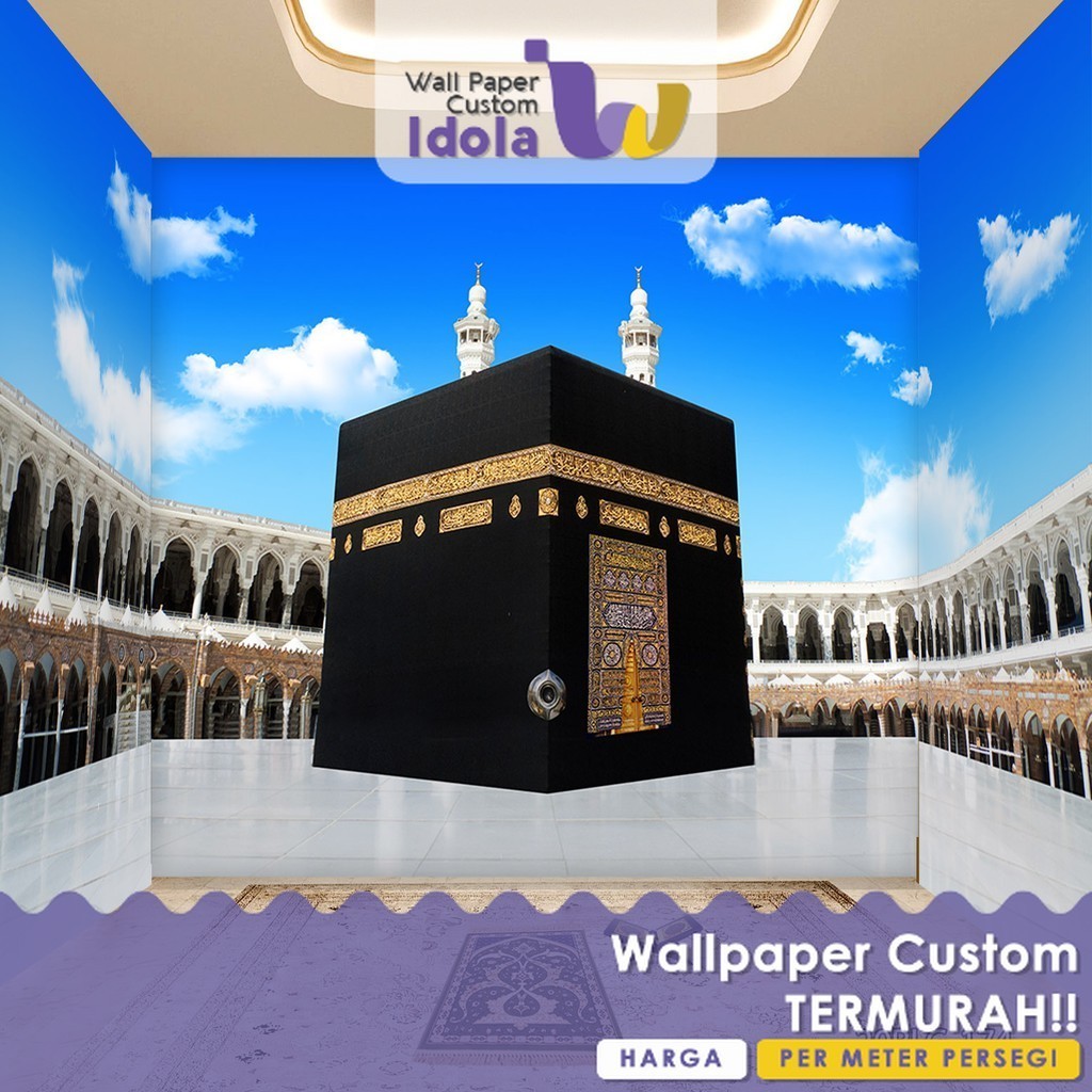 Wallpaper Custom Ruang Sholat 3D Islam