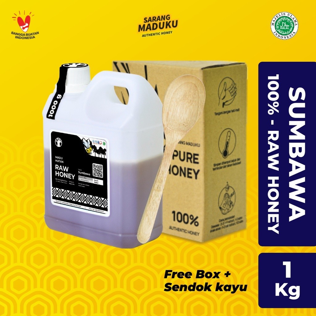 

Sarang Maduku - Madu Sumbawa Asli Murni 100% Raw Honey 1Kg - Semarang