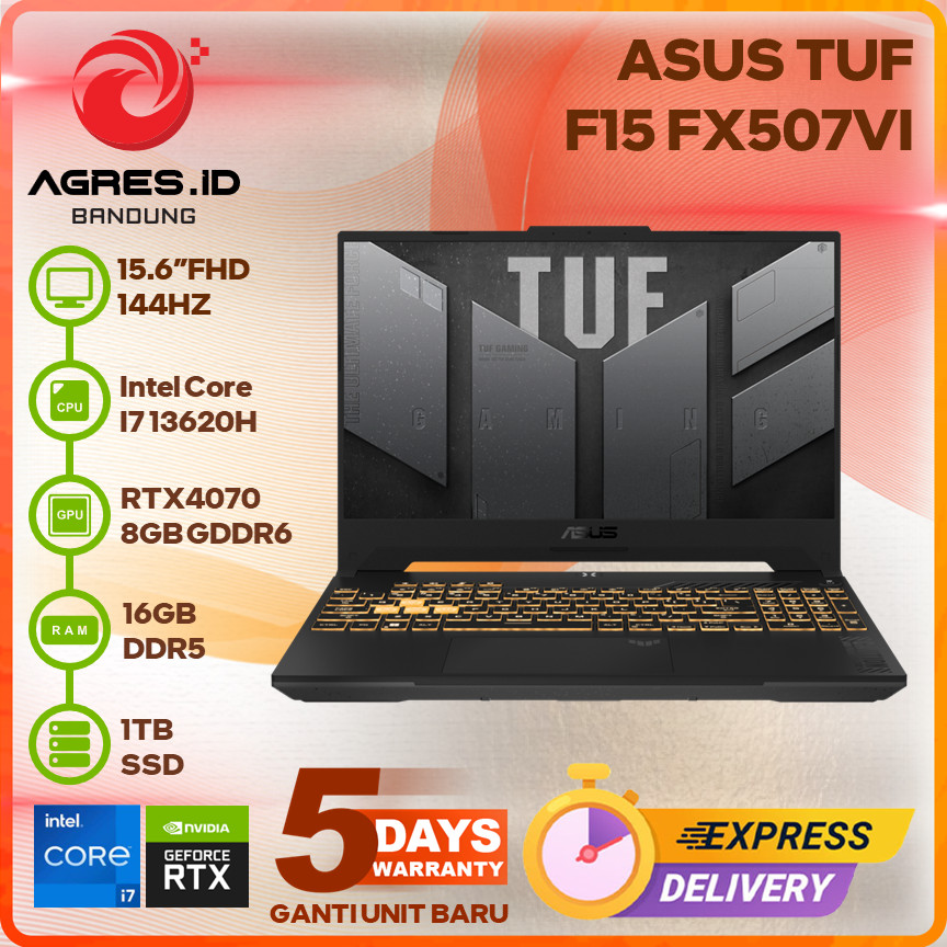 ASUS TUF F15 FX507VI I7 13620H RTX4070 16GB 1TB 15.6 FHD 144HZ