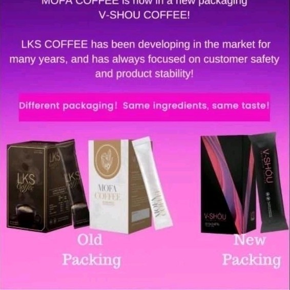 

V-SHOU UPGRADE DARI LKS COFFEE / MOFA COFFEE - TK COFFEE PREMIUM COFFEE