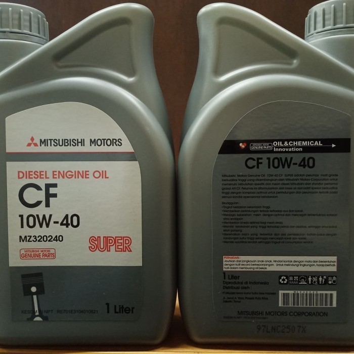 Oli mesin diesel Mitsubishi Pajero CF 10W-40 (1Liter)Original MZ320240