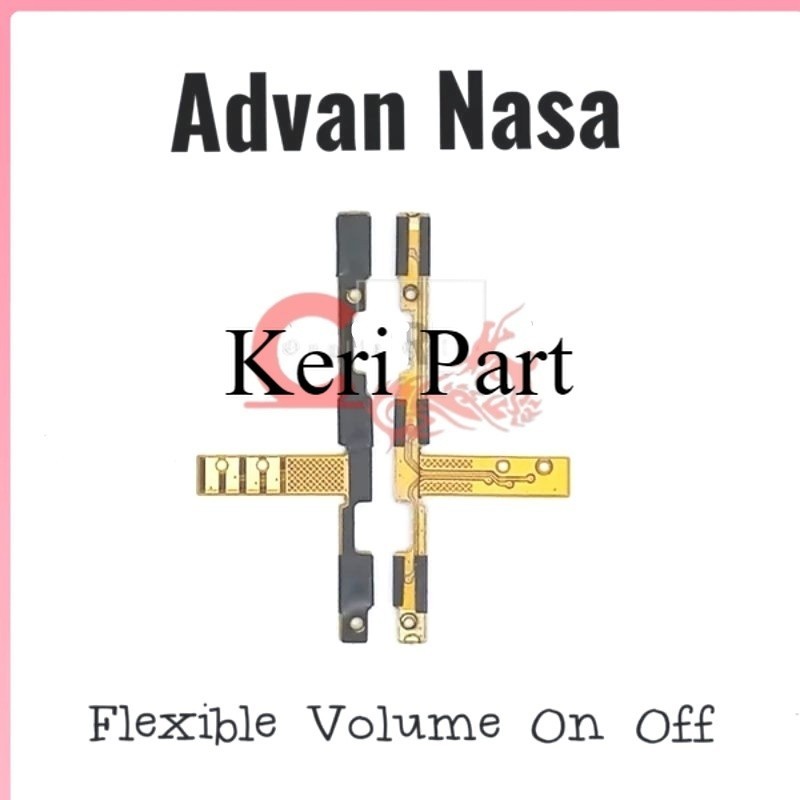 Flexible Connector Volume Power On Off Advan Nasa - Flexibel Fleksibel Fleksible Konektor ORIGINAL N