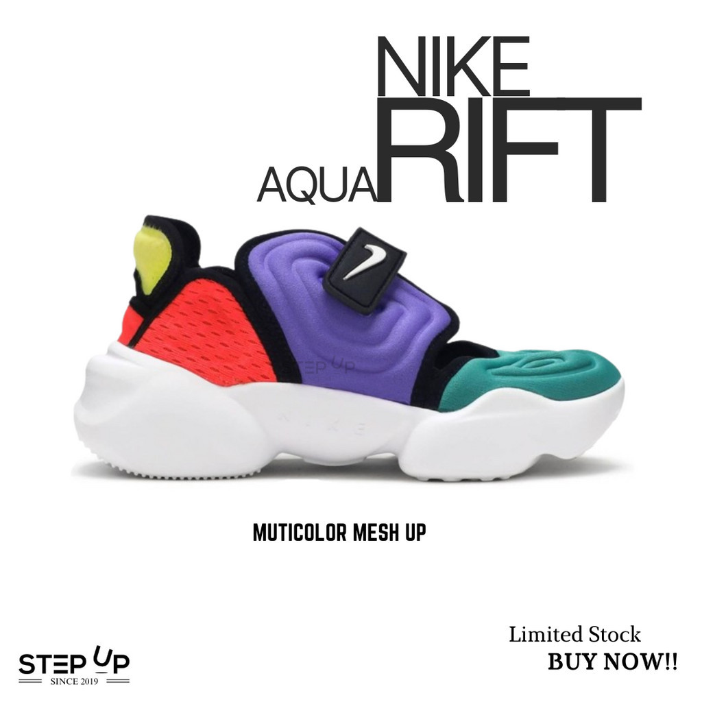 Sepatu Wanita Nike Aqua Rift Multicolor Mesh Up BNIB  100% Authentic