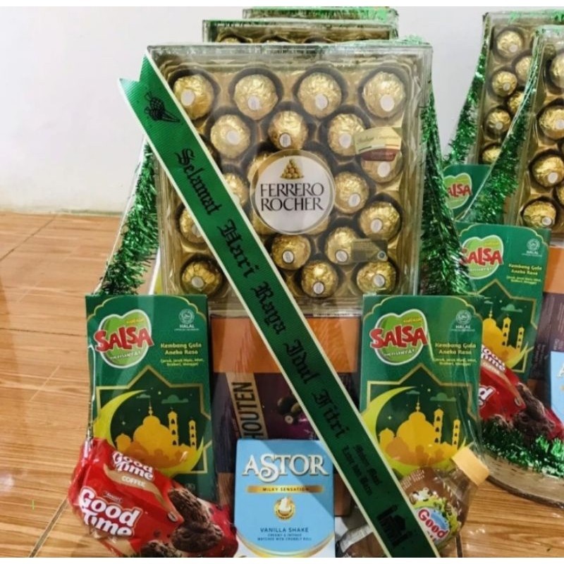 

Parcel / Hamper Coklat / Parcel Fererro Mewah Custom Terbaru