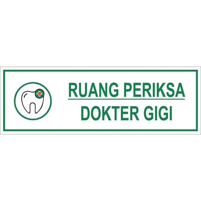 

Periksa Dokter Gigi / Poli Gigi Klinik Rumah Sakit akrilik