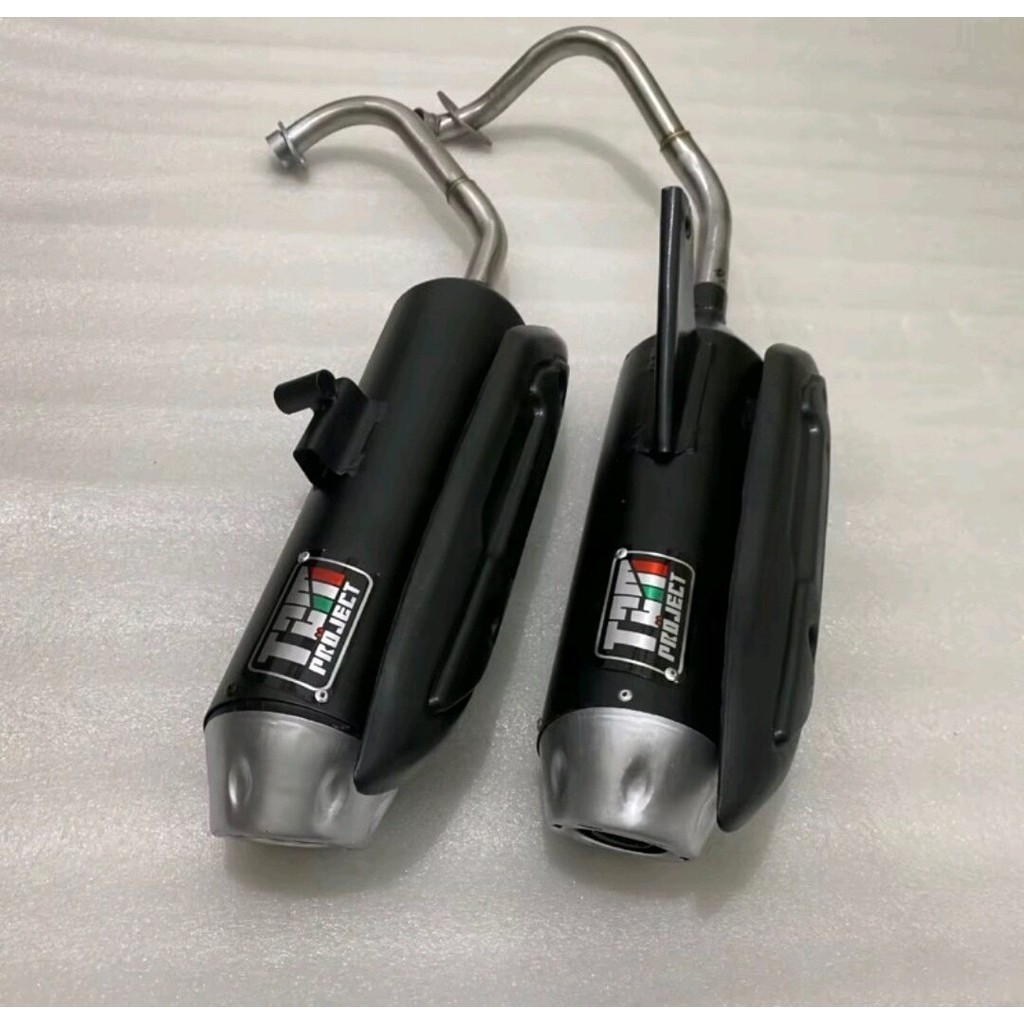 Knalpot Copy TZM Beat Scoopy Genio Vario Mio End Muffler Copy CMS