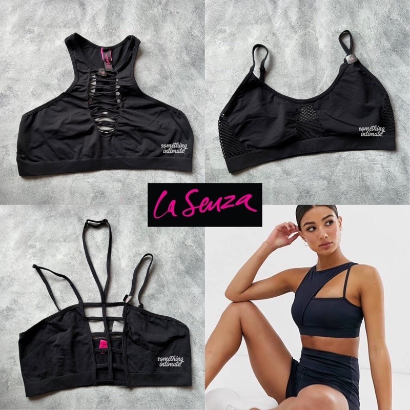 LA SENZA Unpadded Assymetric Bralette Bh Tanpa Busa Tanpa Kawat