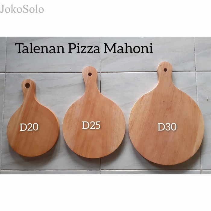 

Talenan Mahoni/ Talenan Pizza Mahoni Kayu Utuh - P. Mahoni D20 murah