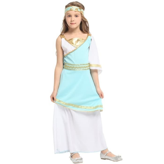 kostum yunani anak/baju adat yunani/kostum anak yunani/kostum athena