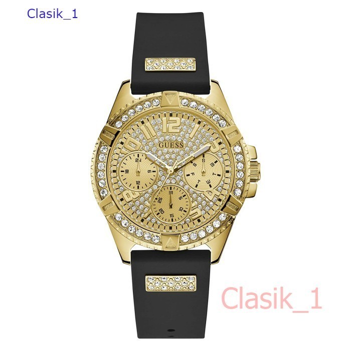 Original 100% GUESS W1160L1 - Jam Tangan Wanita -  - Hitam