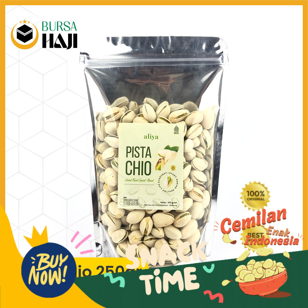 

Special Diskon Kacang Pistachio Panggang 250 Gram Oleh Oleh Haji dan Umroh Cemilan Sehat untuk Diet