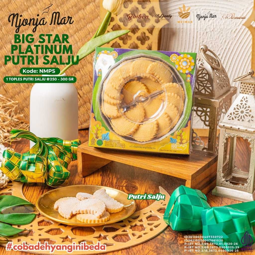 

DISKON Njonja Mar - Kue Kering Lebaran Kemasan Pertoples 200 - 250 Gr By Weimar