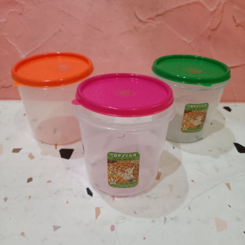 Toples Plastik Multifungsi Aneka Ukuran/Toples Jajan Plastik/Toples Bumbu Plastik