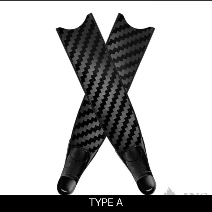 Long Fins Pure Carbon Footpocket NOT FORZA LEADERFINS