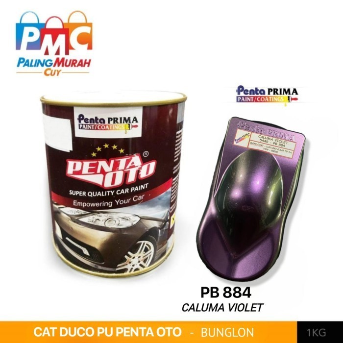 Cat BUNGLON PENTA OTO PB 884 - CALUMA VIOLET 1 Liter / Cat Duco PU Bunglon
