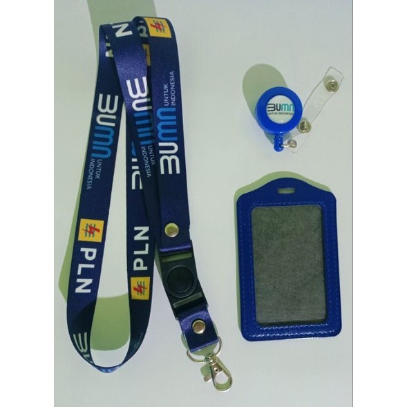 

Tali id card PLN BUMN [READY STOK] Lanyard printing satuan