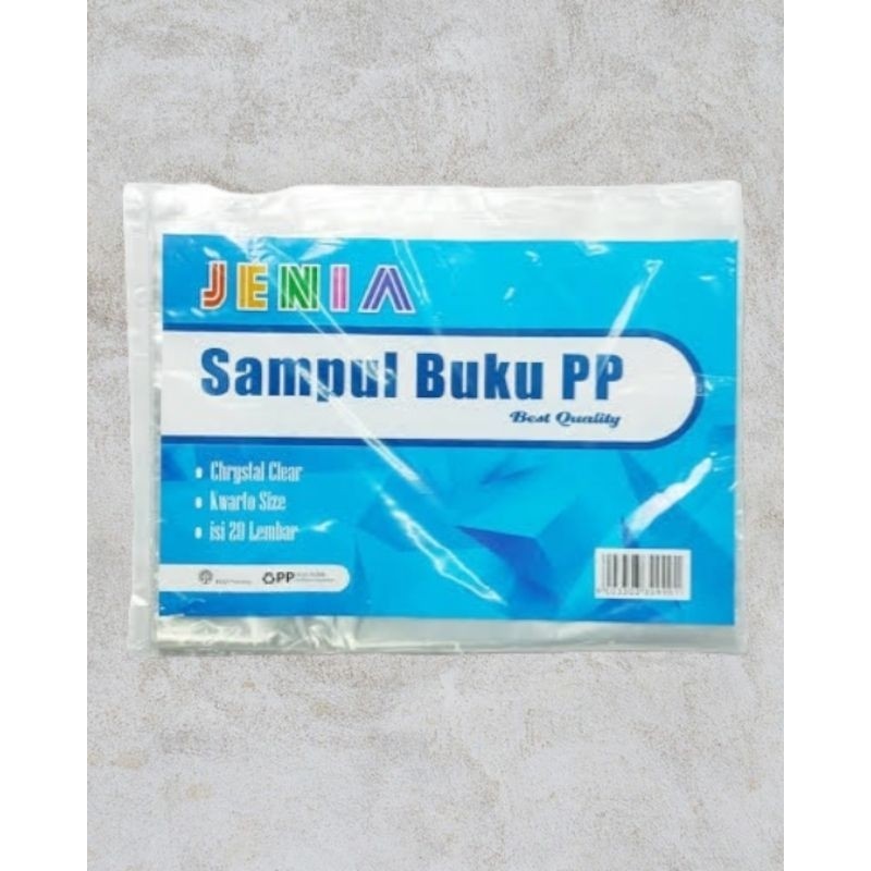

Sampul Buku Tulis Plastik (20pcs) || Sampul Buku Kwarto