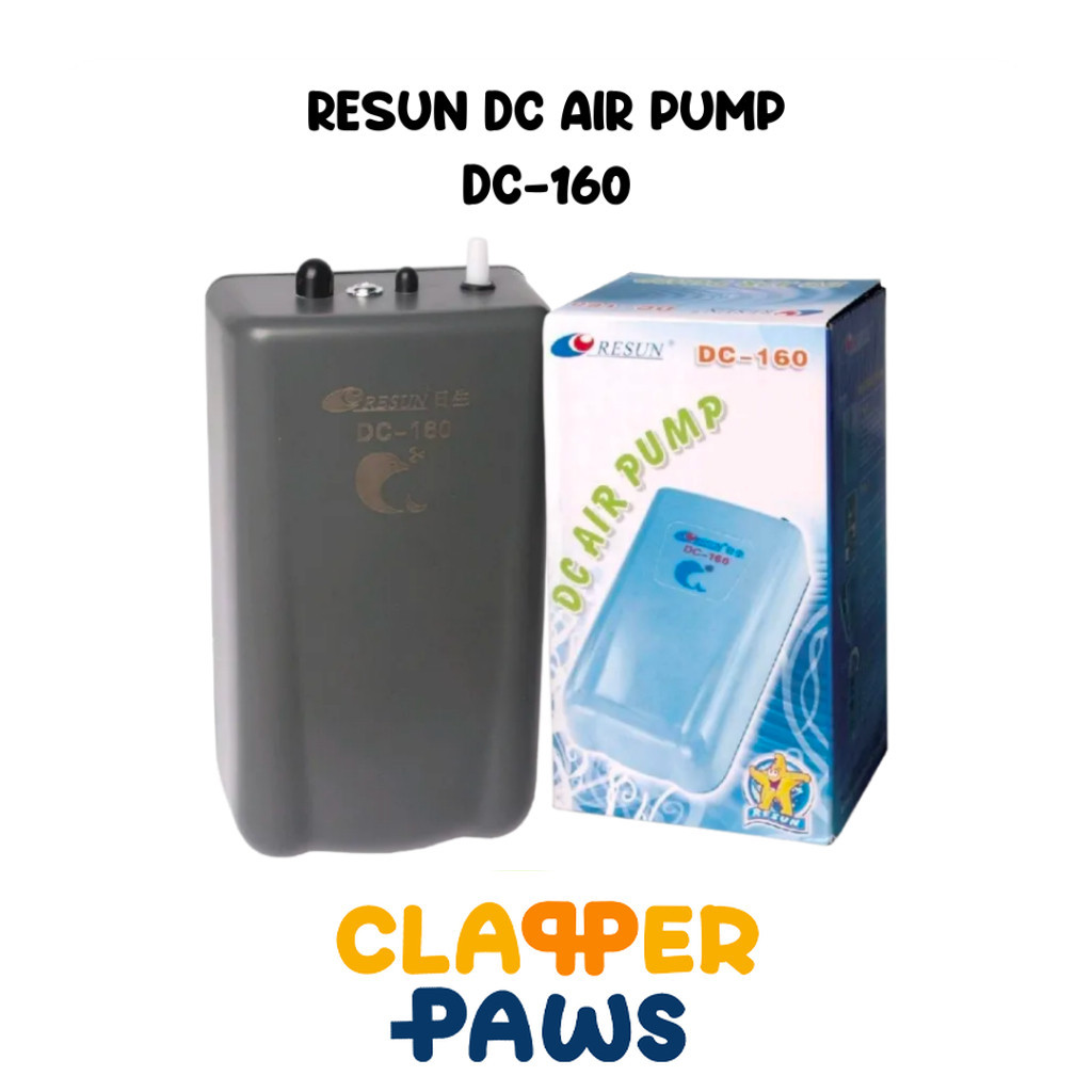 Resun Dc AIr Pump DC-160 Air PumpBaterai Gelembung Udara Ikan Baterai